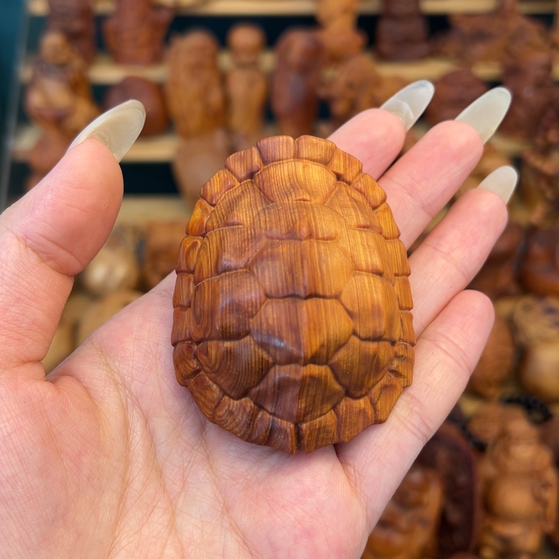 柏木（崖柏）富甲手把件