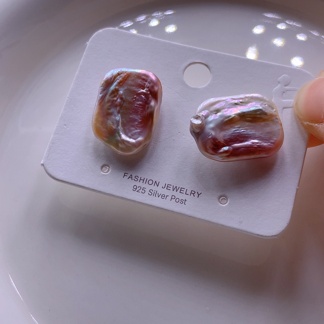 淡水珍珠耳饰未镶嵌