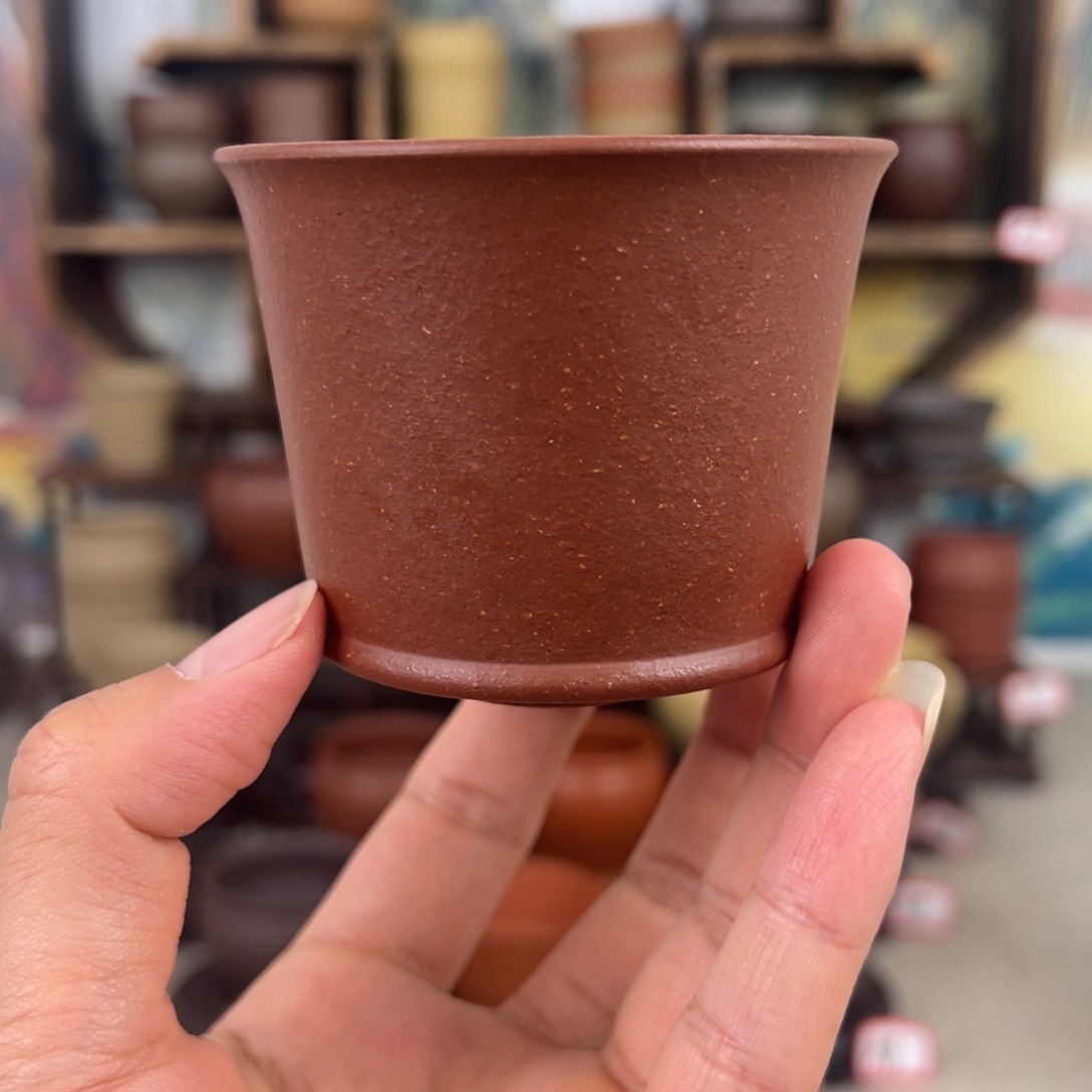 紫砂茶杯拙器甄选，纯原本矿。