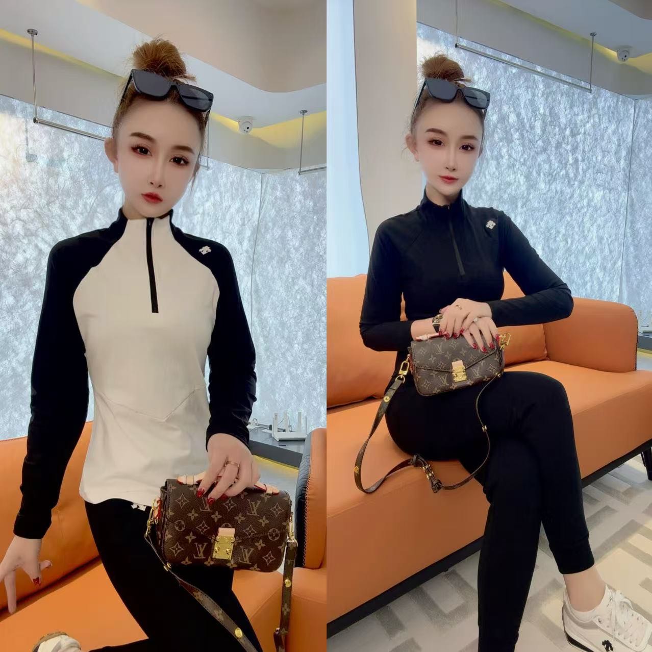 8808男女同款加绒卫衣