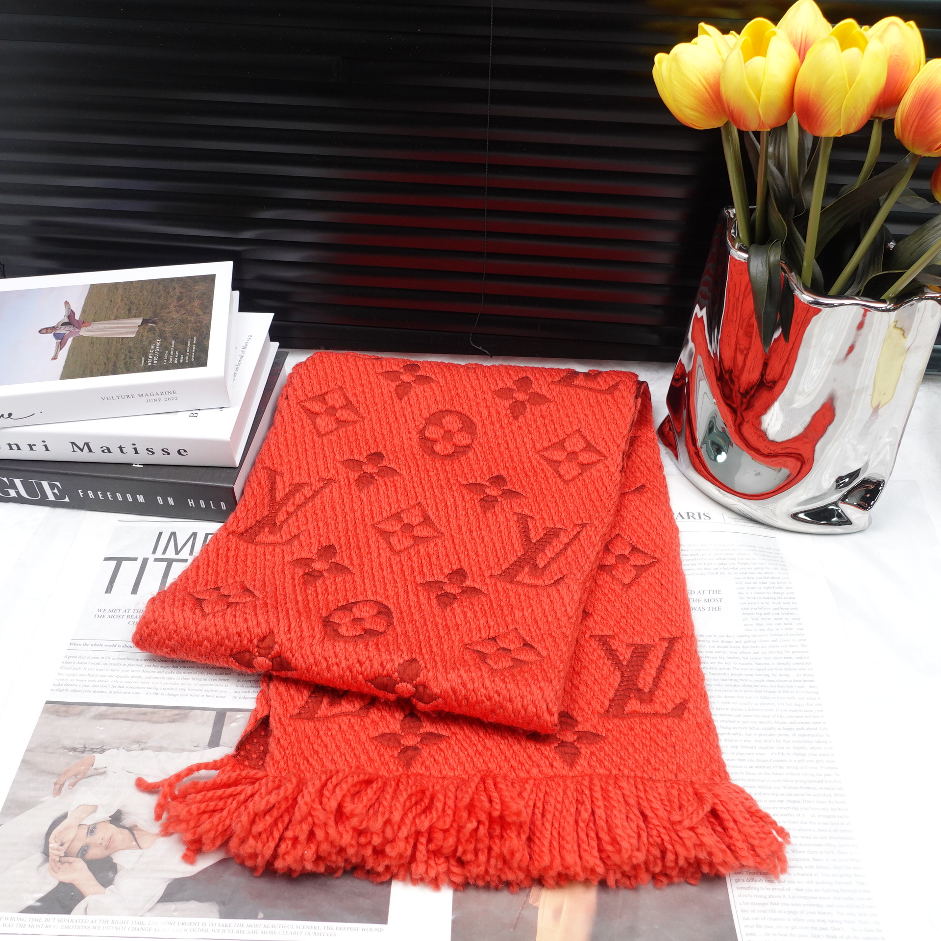 95新 LouisVuitton/路易威登 /围巾/T10163305