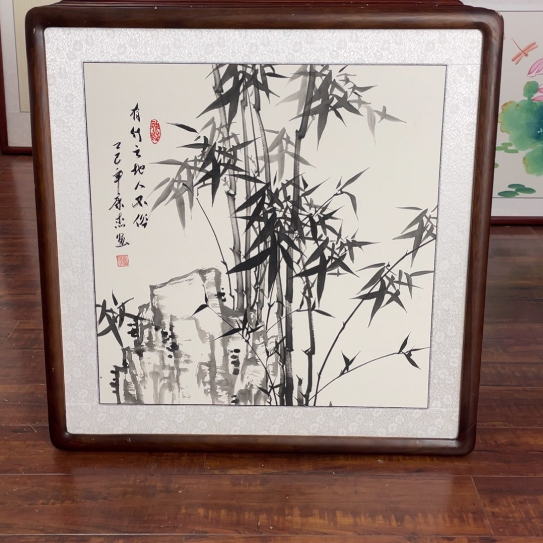 国画带框尺寸63*63厘米