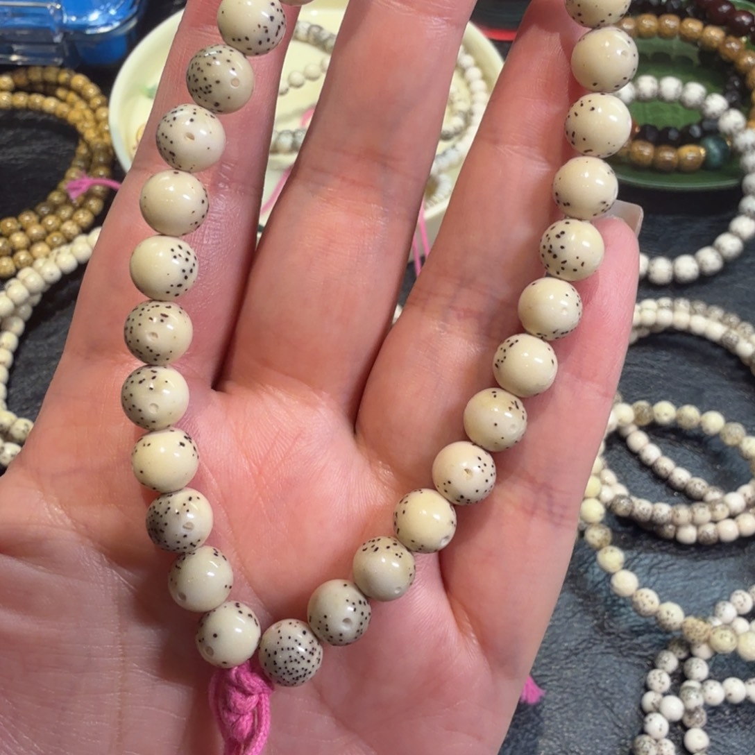 林***城星月菩提手串卡8龙蛋