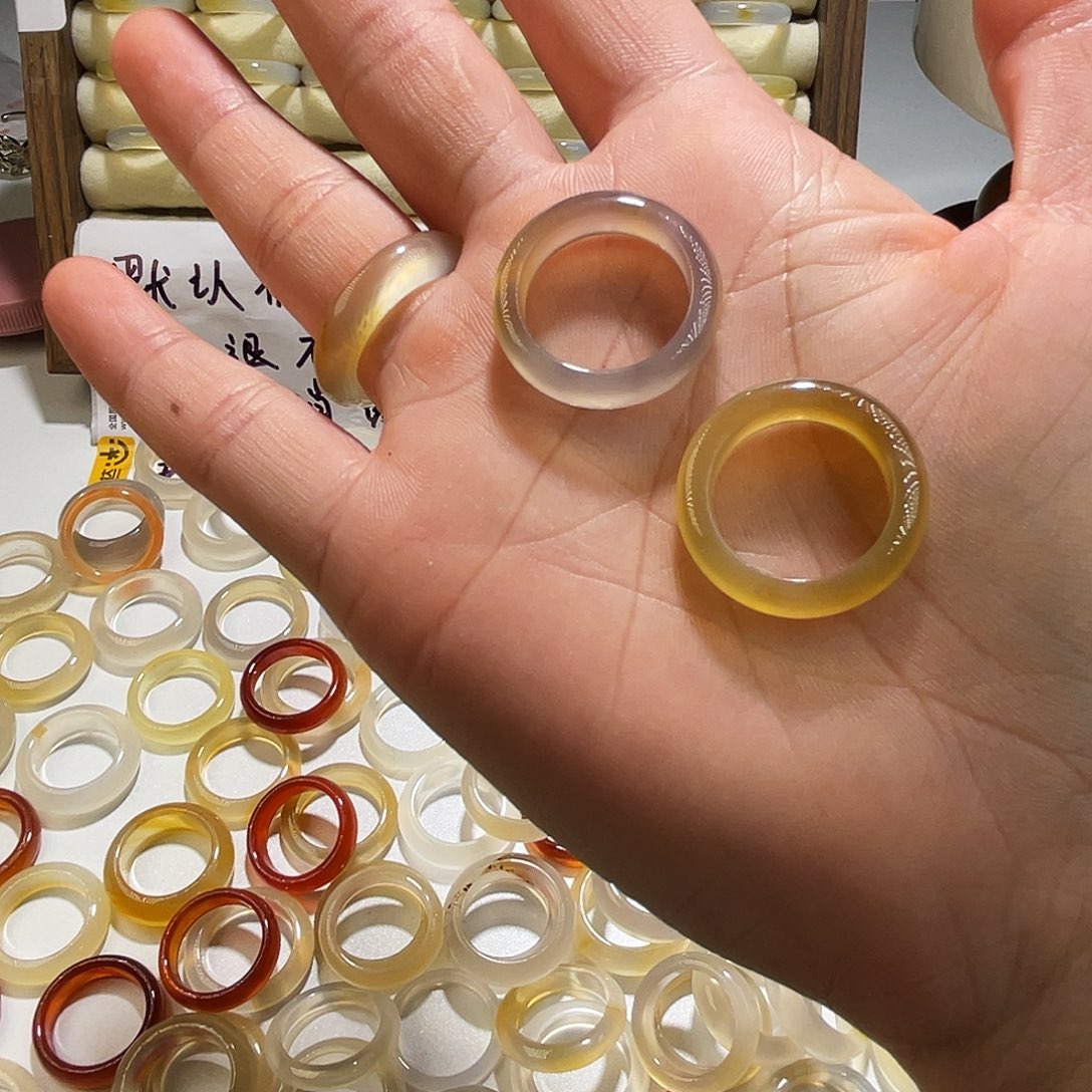 戒指未镶嵌玛瑙/玉髓