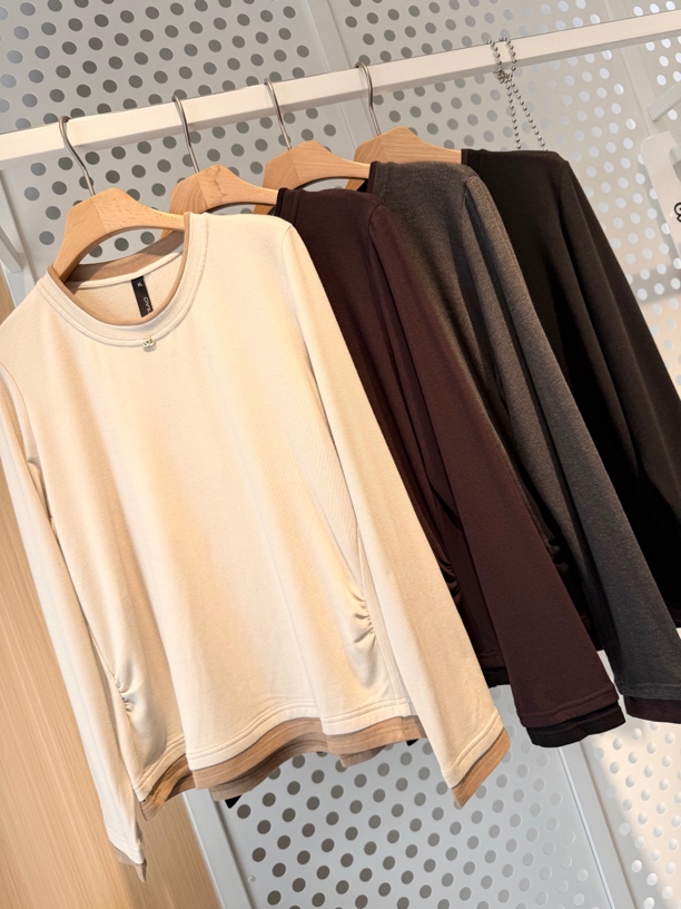 水淼25秋季新款小衫1389舒适百搭时尚韩版