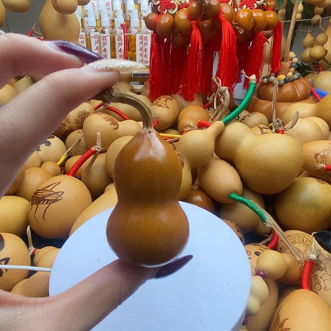 ꧁***꧂香榧木葫芦工艺美术