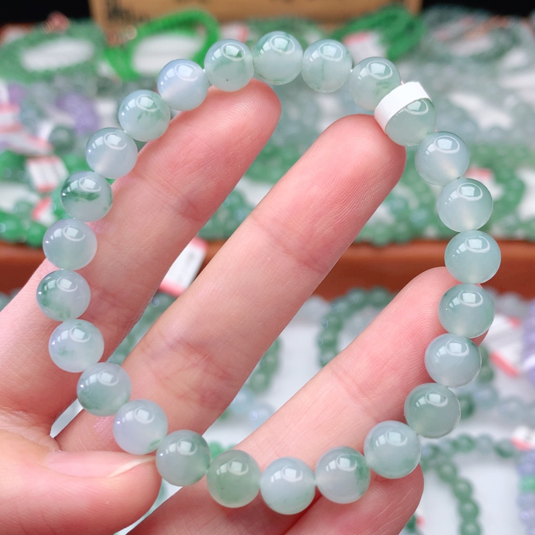 翡翠手链未镶嵌翡翠7.5mm