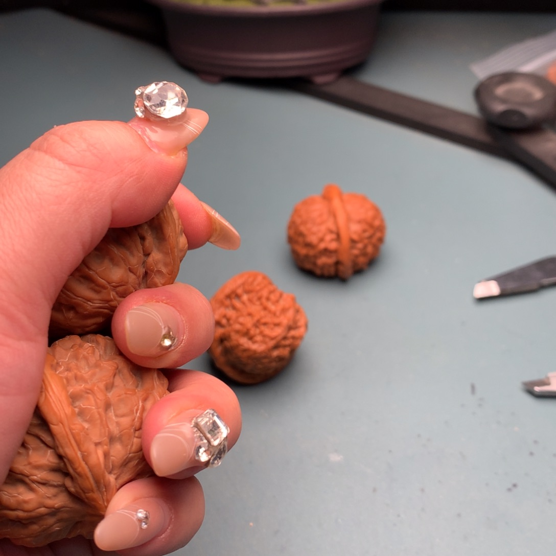 文玩核桃把件金麒麟4647