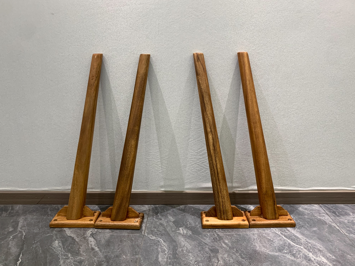 圆棍支架，南美胡桃木实木桌腿