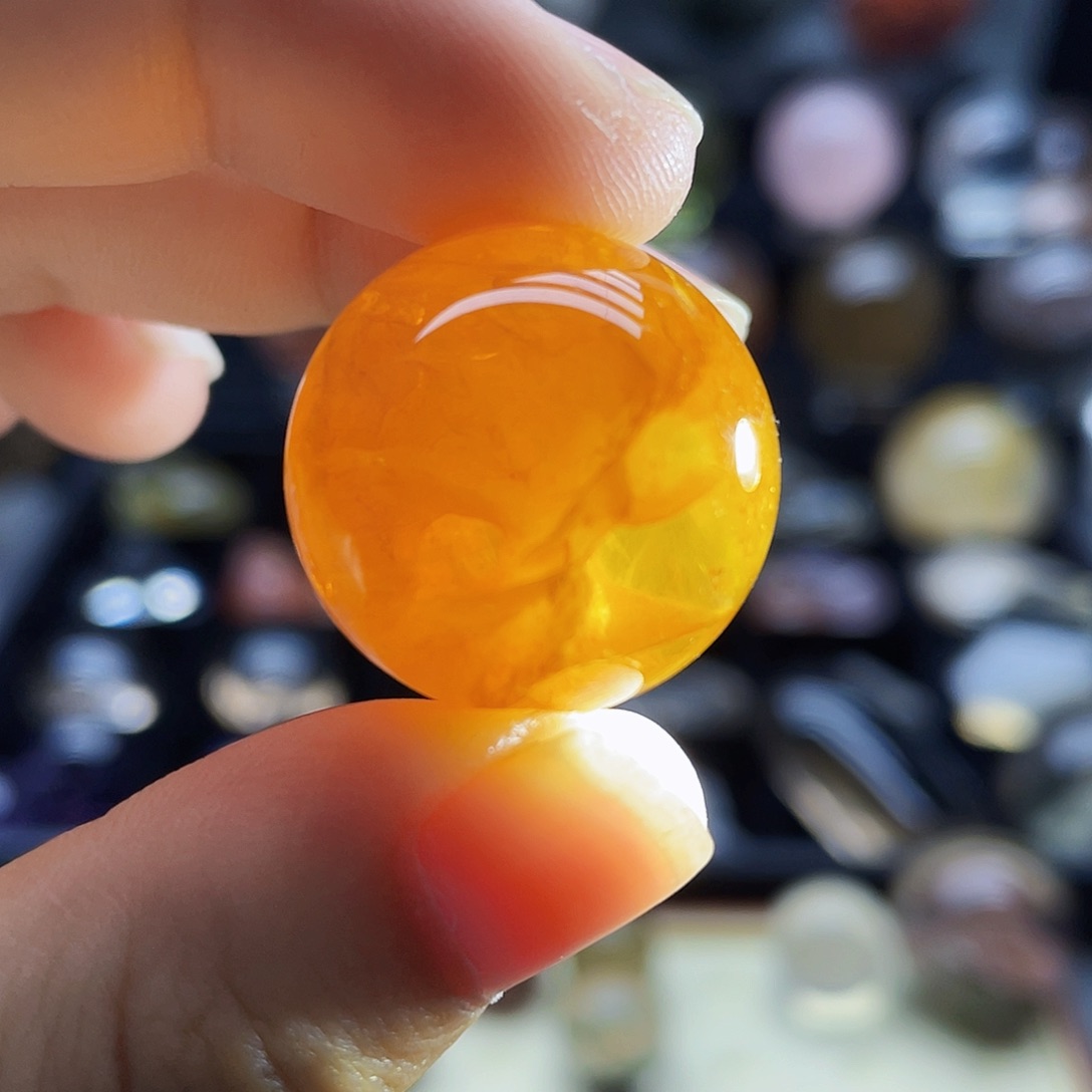 未镶嵌珠宝半成品水晶22.8mm