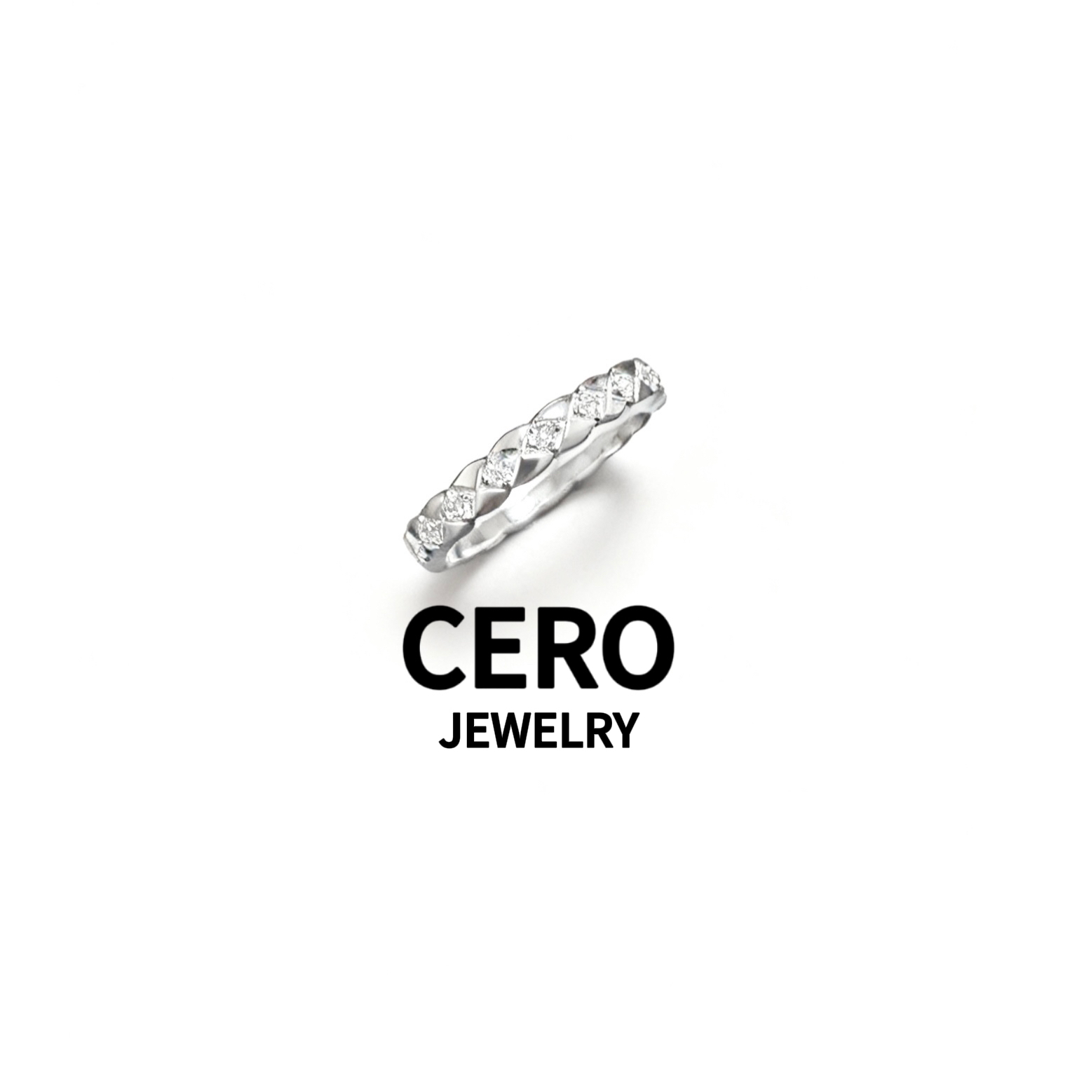 CERO直播【菱格戒指】重金精致钻石戒指PL00139