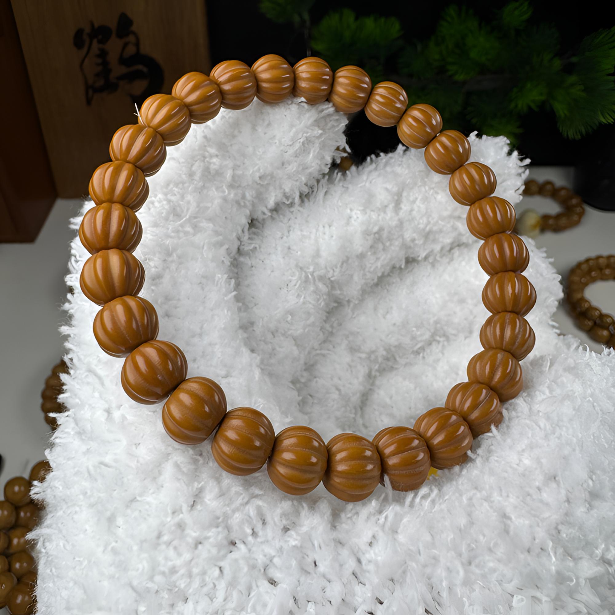 瓜珠猴头手串啊全品无瑕疵核桃文玩手串毕业级原皮原色