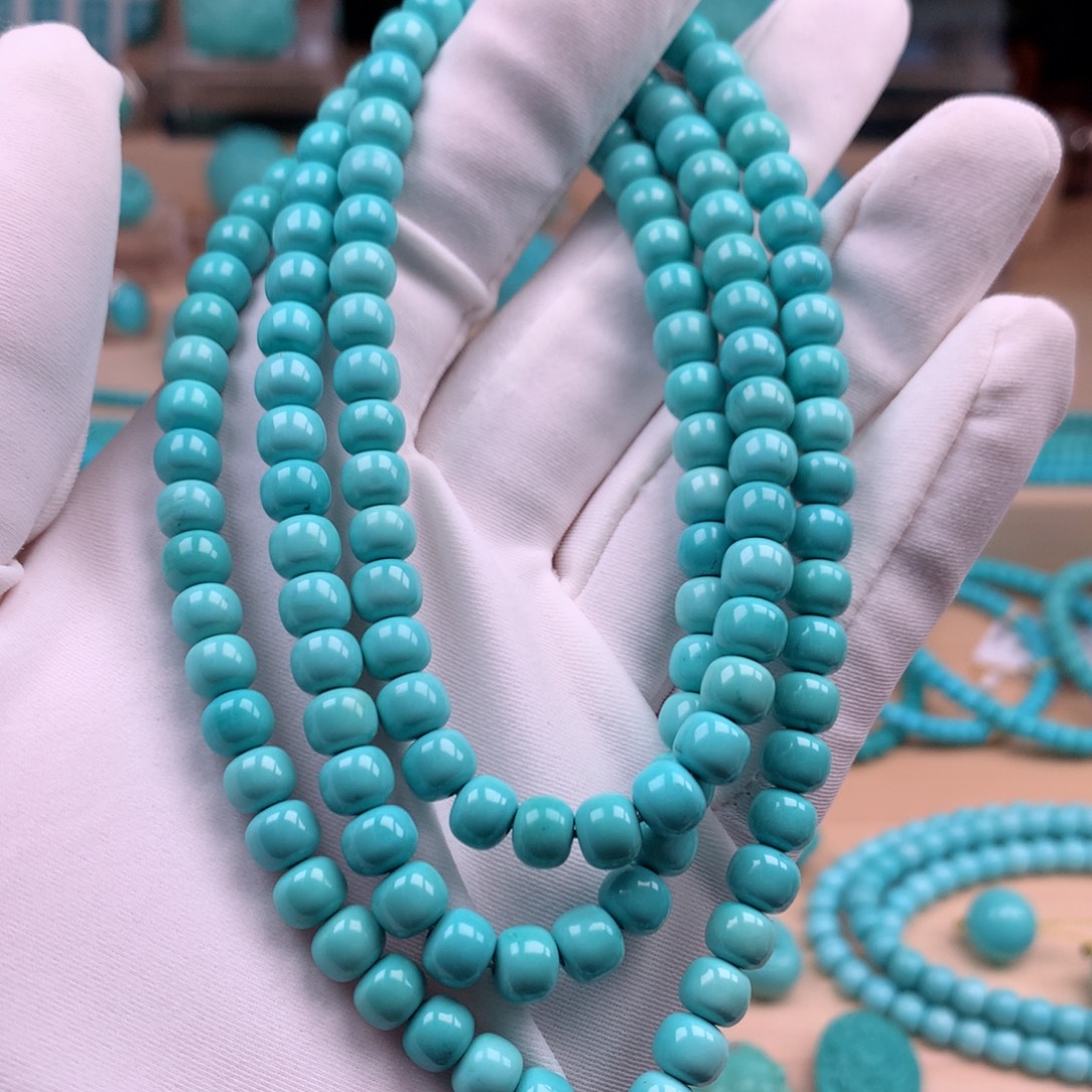 绿松石未镶嵌珠宝奇石6.2mm