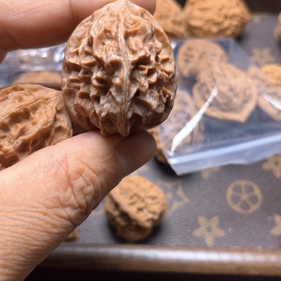 和***舍把件文玩核桃龙骨