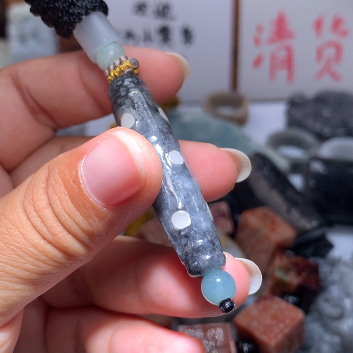 翡翠未镶嵌颈饰保真天然A货翡翠