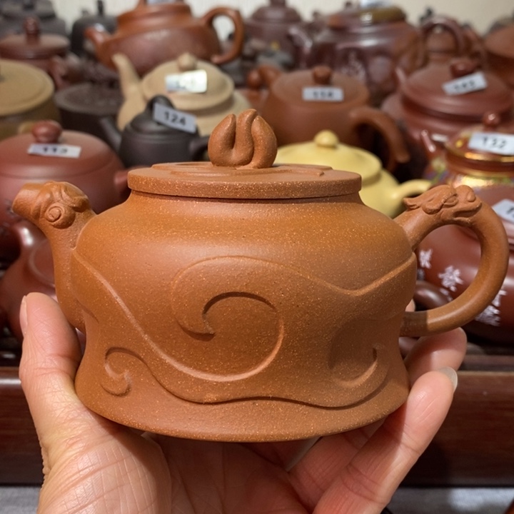 紫砂茶壶微瑕处理一把240cc
