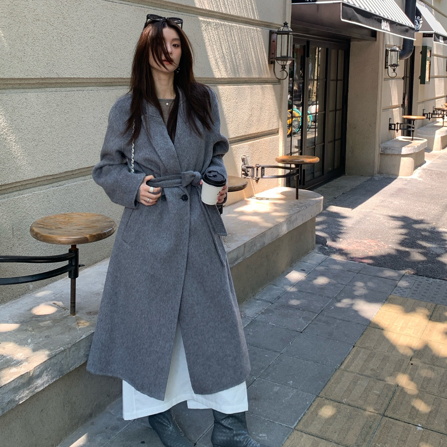 【松弛慢旅】RARE ZZ黑标顶奢澳洲100羊毛冬日必备高级感大衣