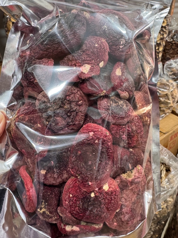 千元高货三明野生红菇纯菇帽大蓝底