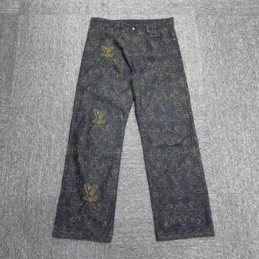 louis vuitton x Timberland FW24 Logo牛仔裤/34码/99新/11579