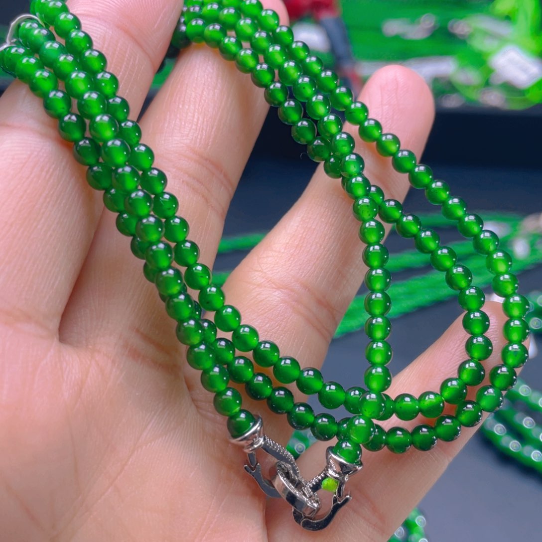 翡翠项链未镶嵌，2