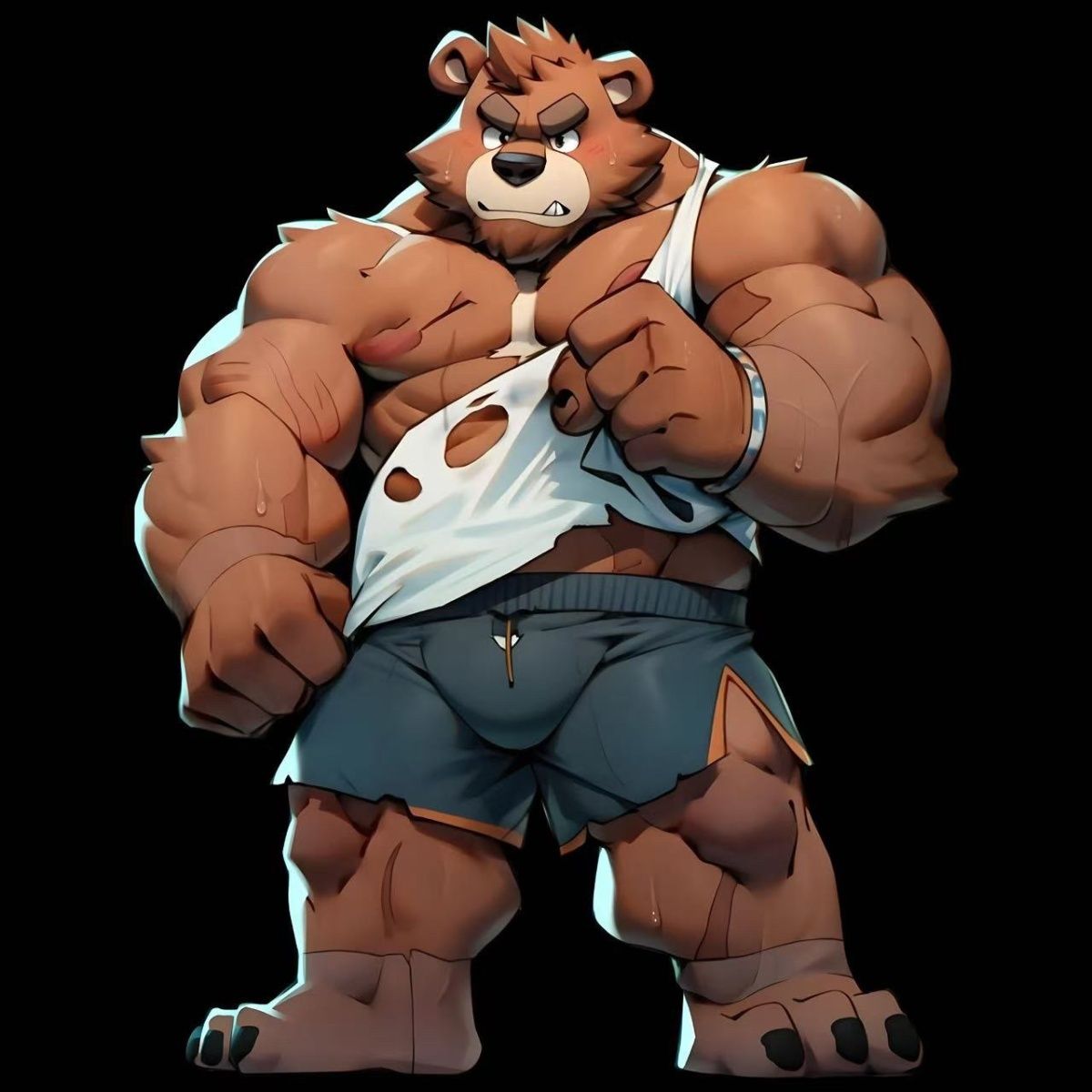 印度超级大力士暴力熊钥匙挂件【主播推荐】