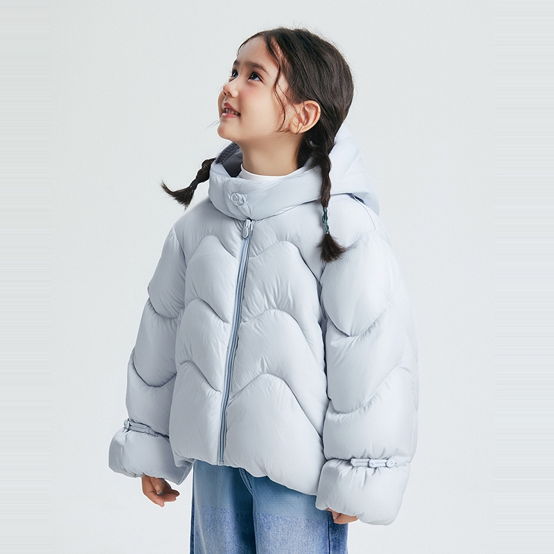 【观山见推荐】笛莎女童羽绒服冬季儿童短款连帽外套加厚-R22556401