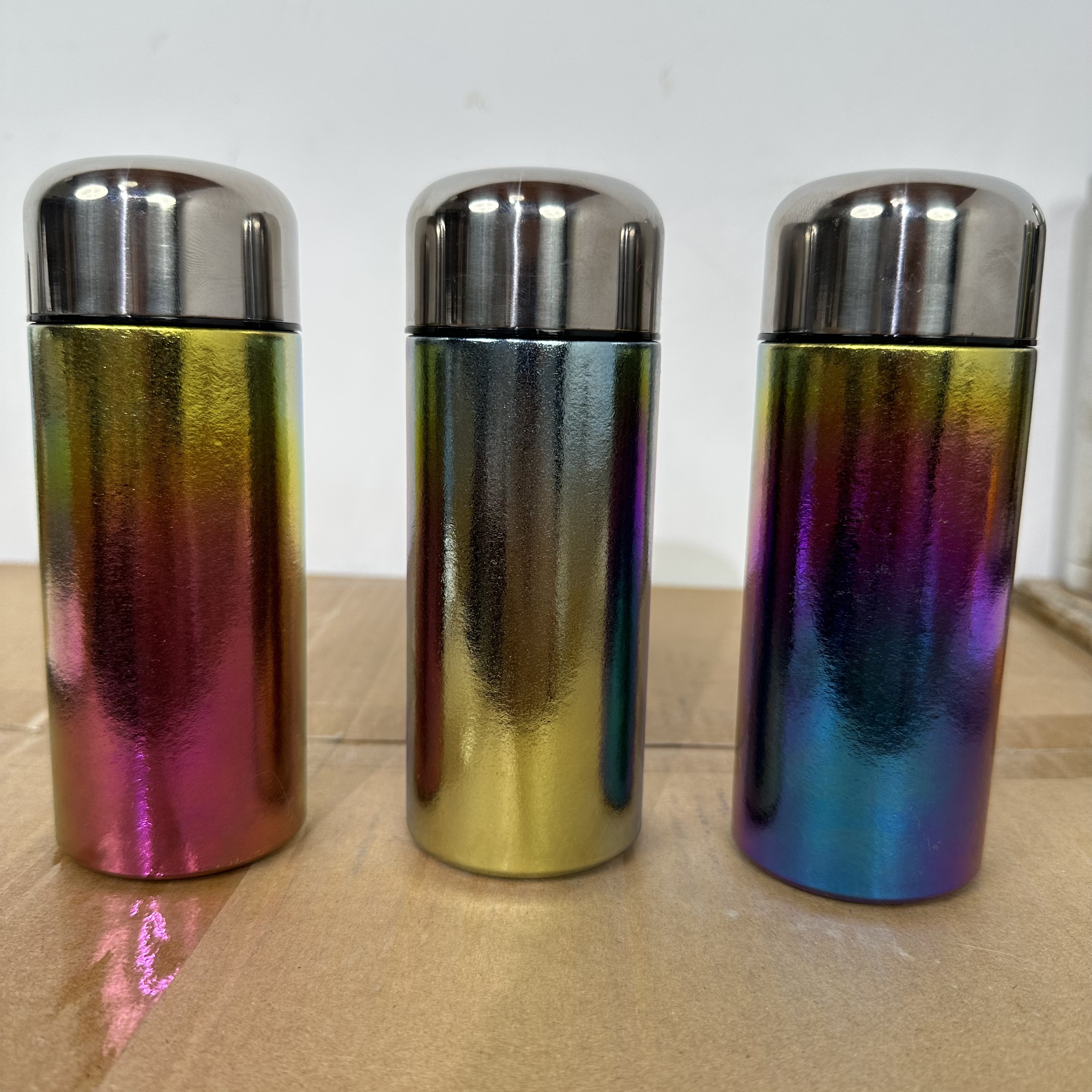 微瑕疵迷你小容量纯钛保温杯冰花口袋杯便携水杯200ml超轻渐变
