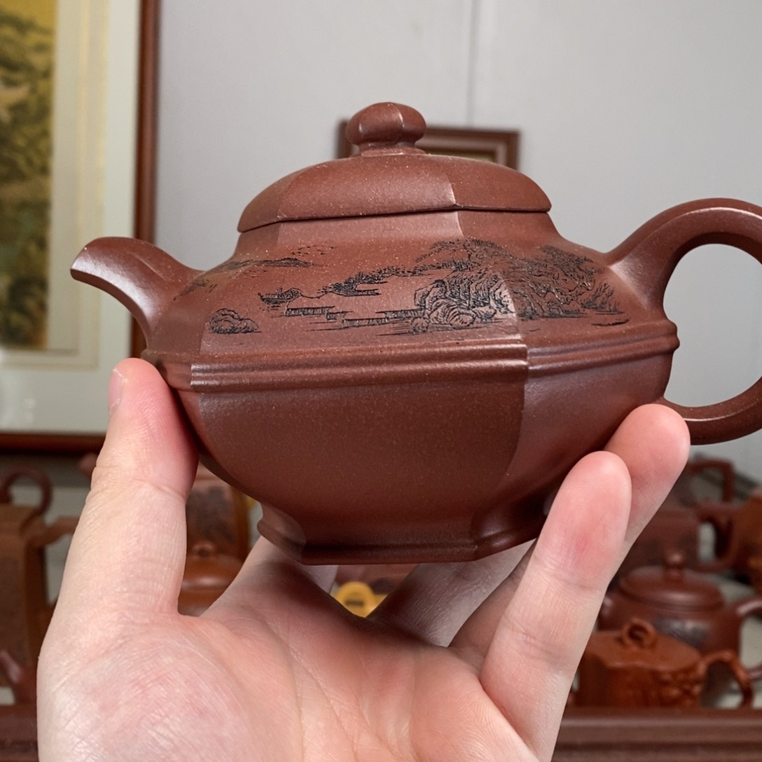 茶壶紫砂原矿泥料传统工艺制作