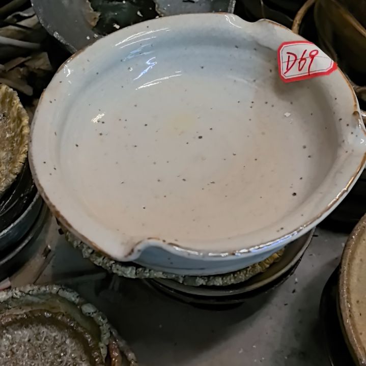 蓝***开摆件陶手工高温原矿窑变