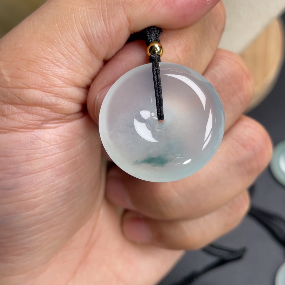 翡翠未镶嵌颈饰27.4+6.3