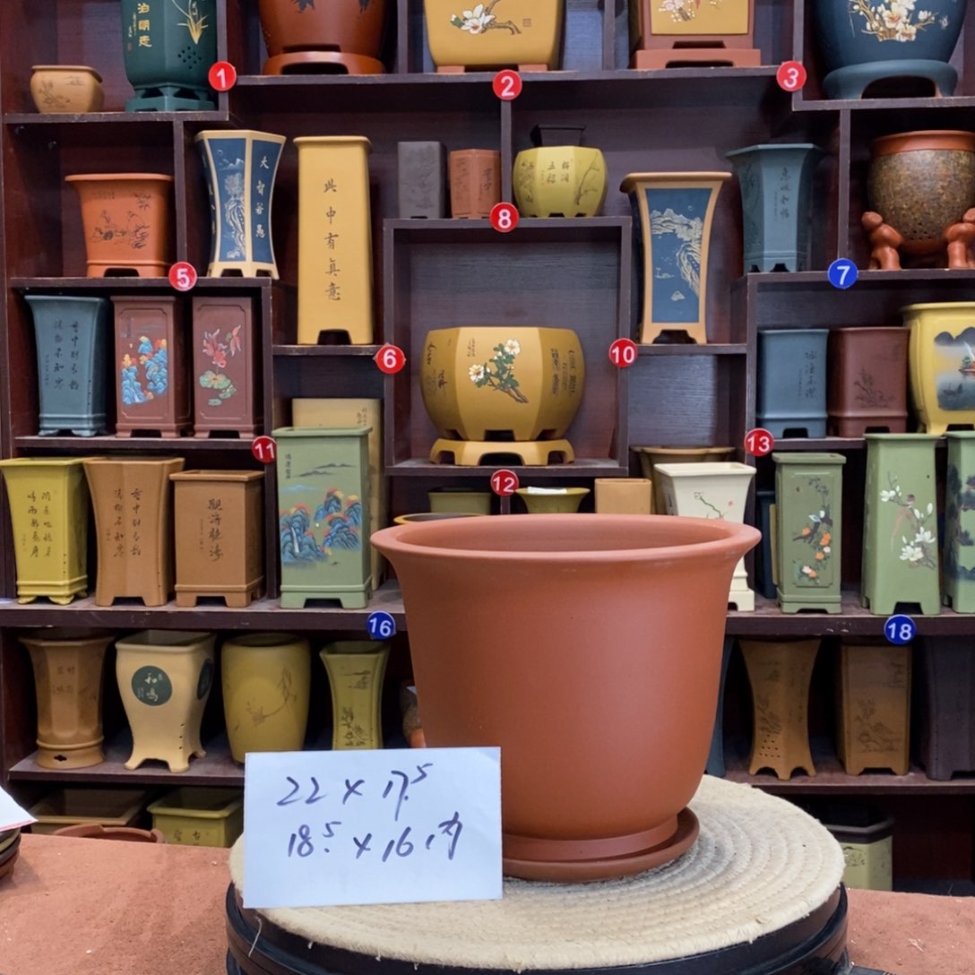 紫砂花盆紫砂花盆