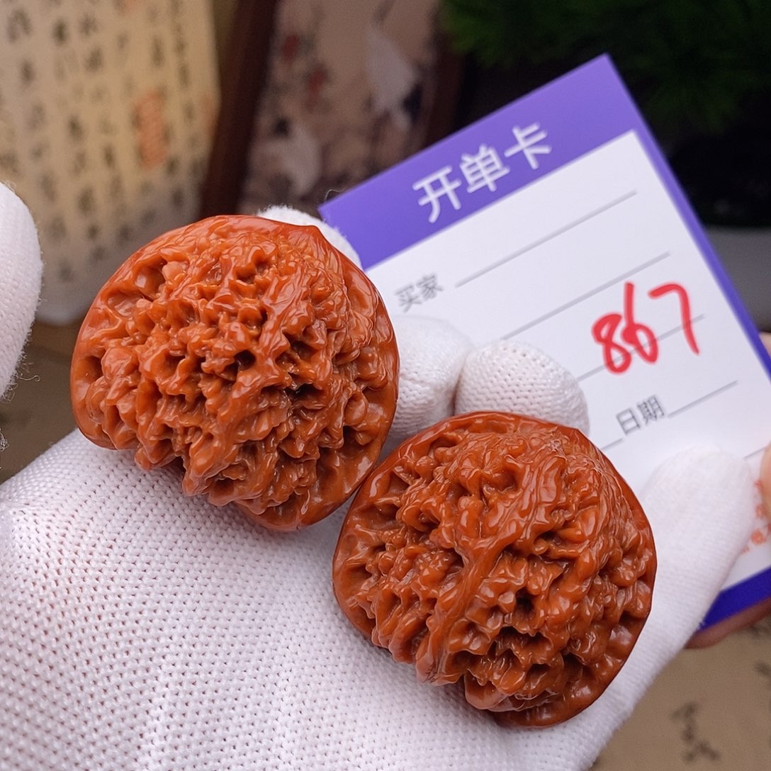 把件文玩核桃40百花山867