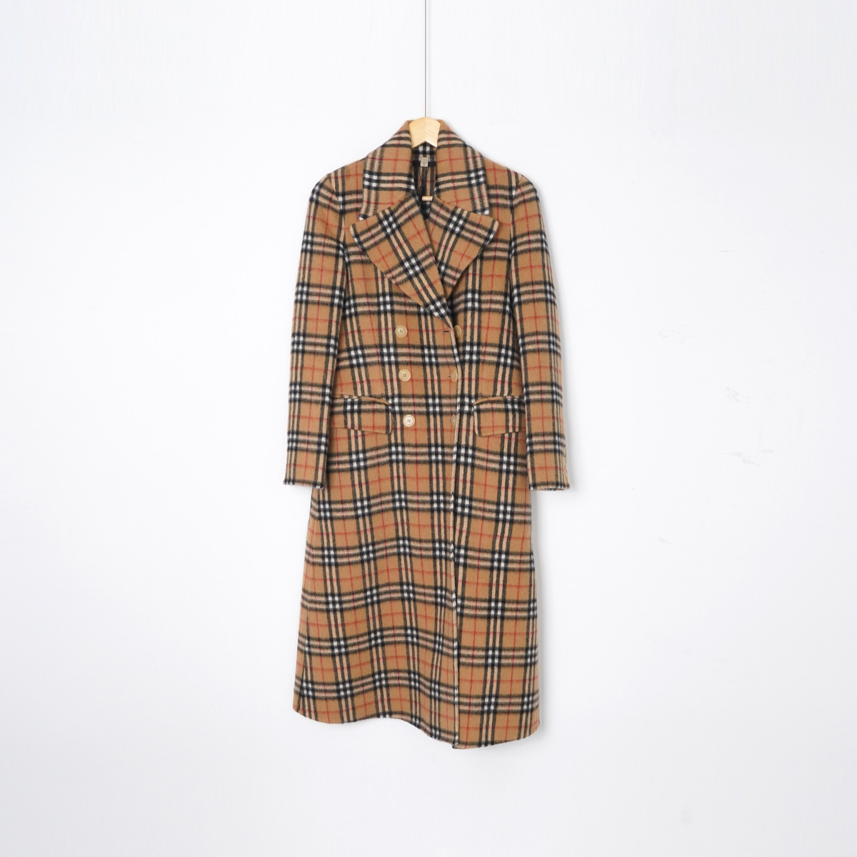 未使用 BURBERRY/博柏利 羊驼毛/SC1461/大衣/38码