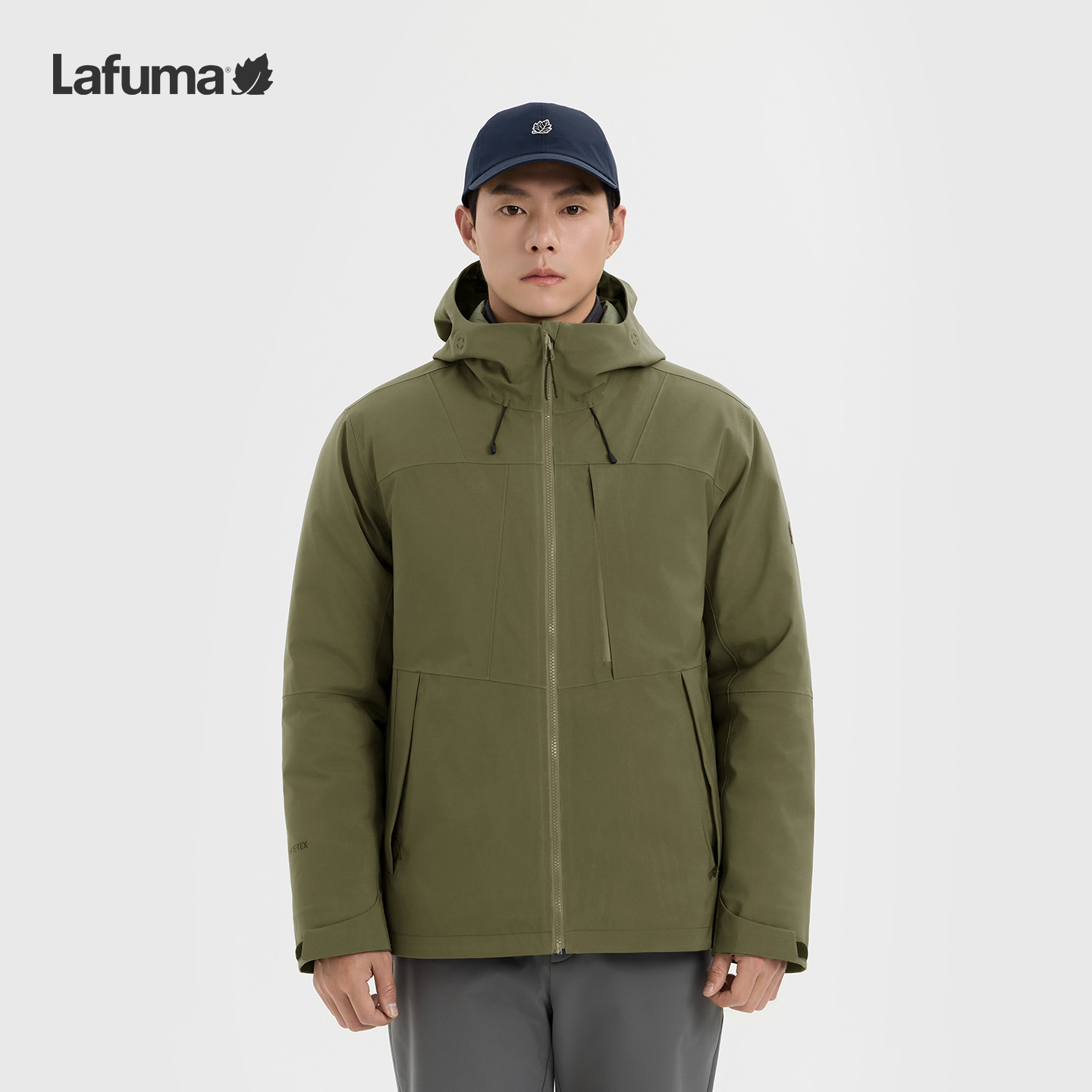 LAFUMA乐飞叶25秋冬戈尔GORE-TEX冲锋衣三合一男外套LMJA5DZ94