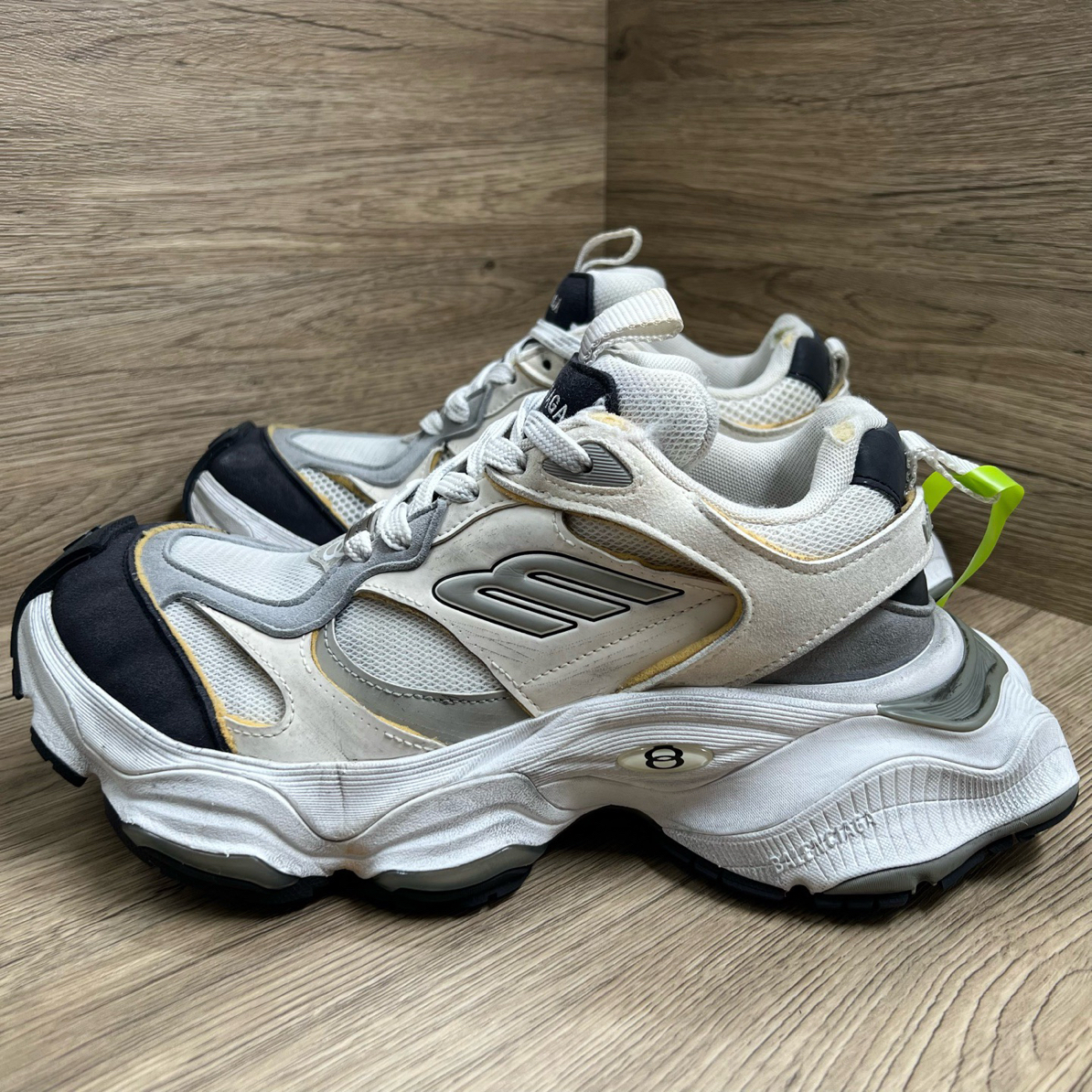 95新 Balenciaga/巴黎世家 Cargo 灰黑老爹鞋 40码