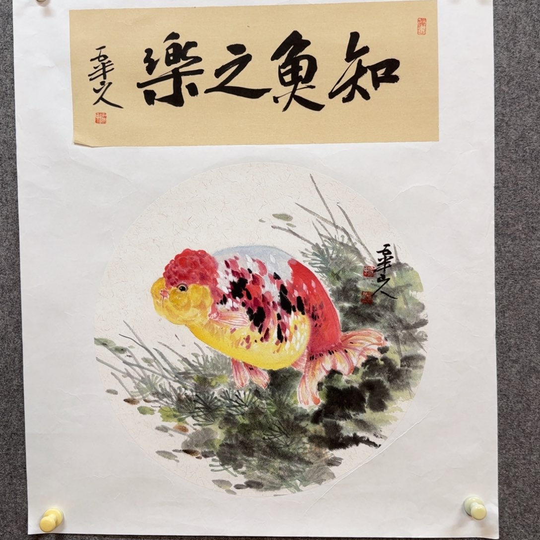 国画五半山人老师手绘作品