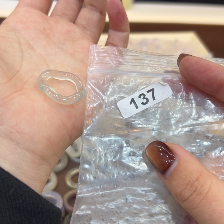 玛瑙/玉髓合金戒指137港12