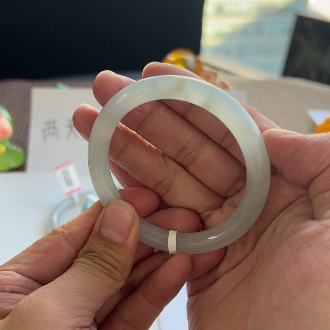 翡翠未镶嵌手镯29号 55