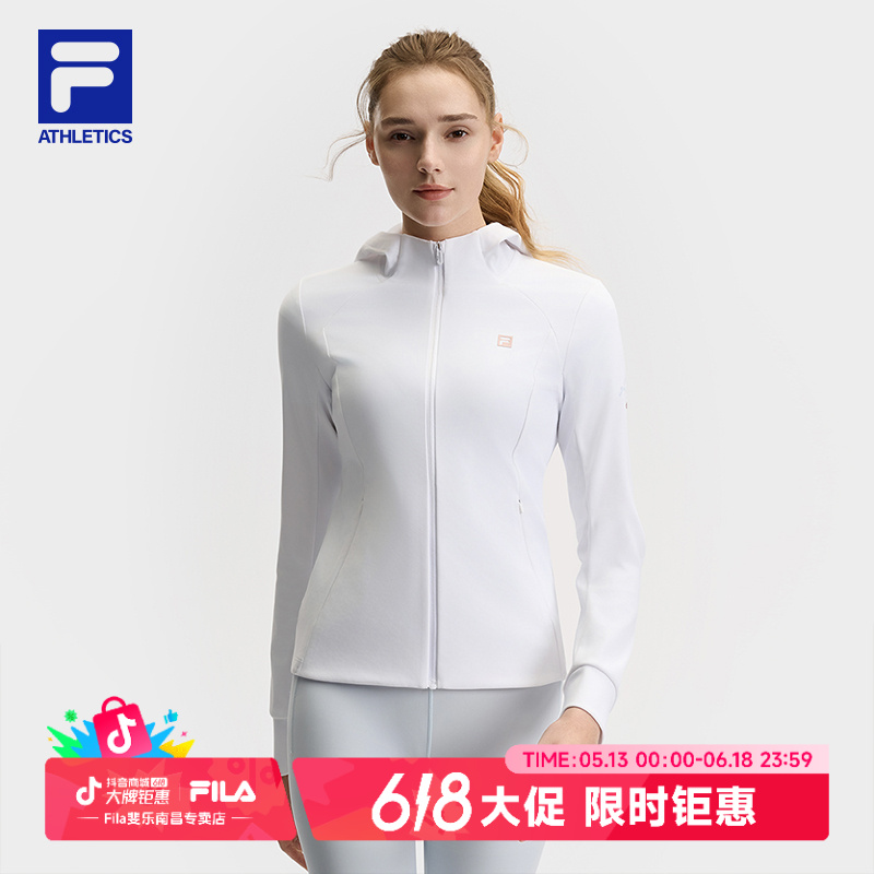 FILA斐乐女装【防晒认证】夏户外速干运动休闲外套A11W521502F