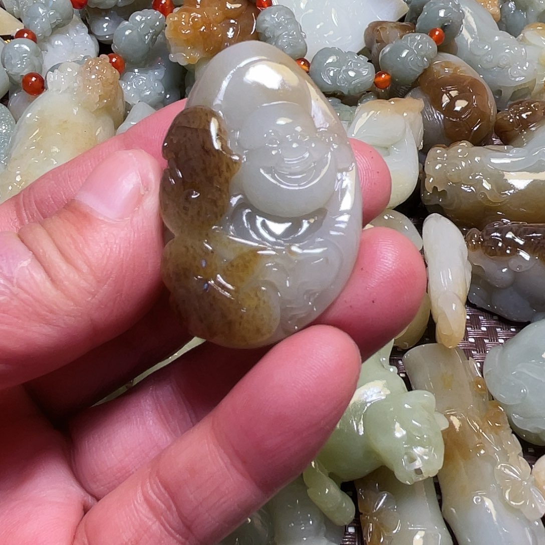 和田玉吊坠(不含链)未镶嵌