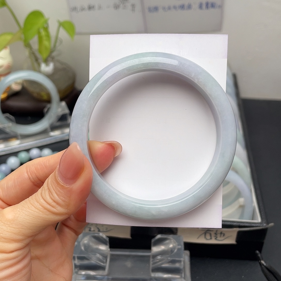 翡翠手镯未镶嵌60正圈