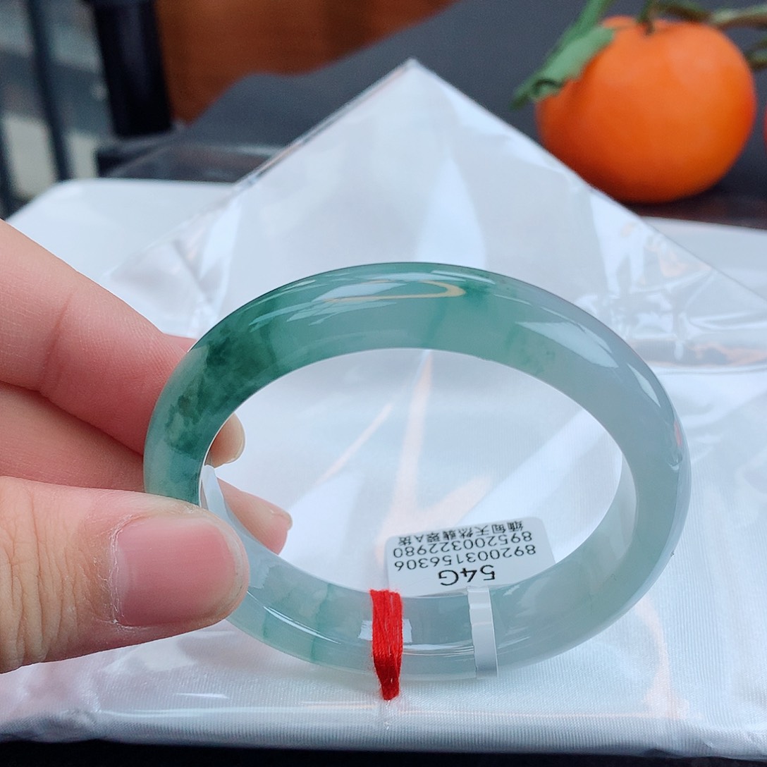 翡翠手镯未镶嵌天然缅甸翡翠A货手镯