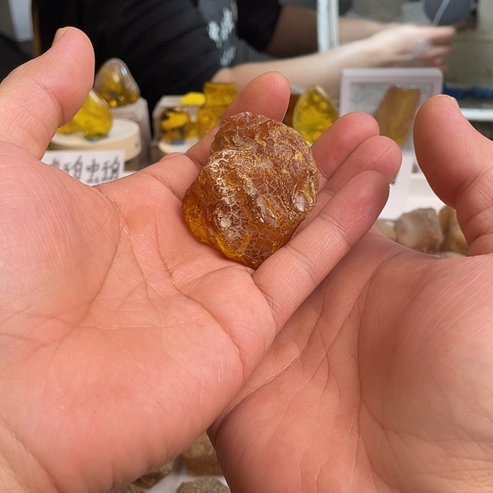 明***明定制琥珀未镶嵌天然琥珀蜜蜡