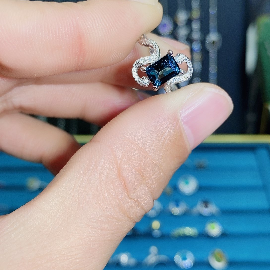 紫晶珠宝半成品银S925镶嵌