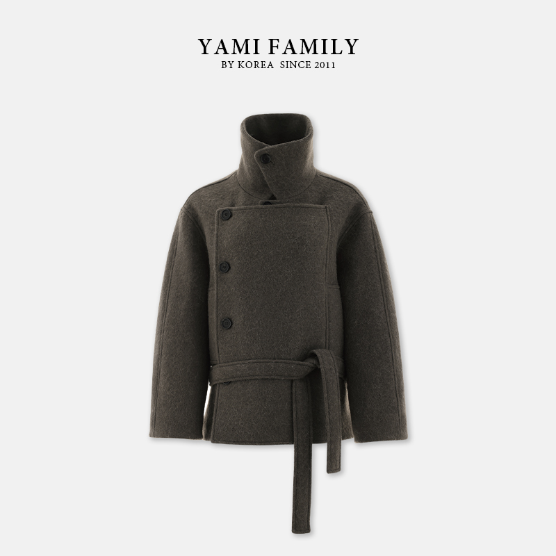 大连亚美【金喜喜】YM 85275 长款羊毛外套显瘦双面大衣【小雪专属】