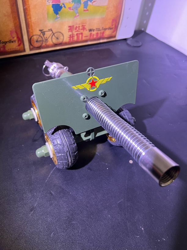 2026过年款四轮升级款放鞭神器纯手工制作款意大利炮模型摆件