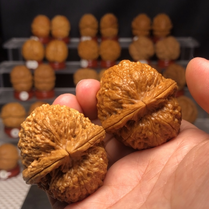 文玩核桃把件19麒麟狮子头