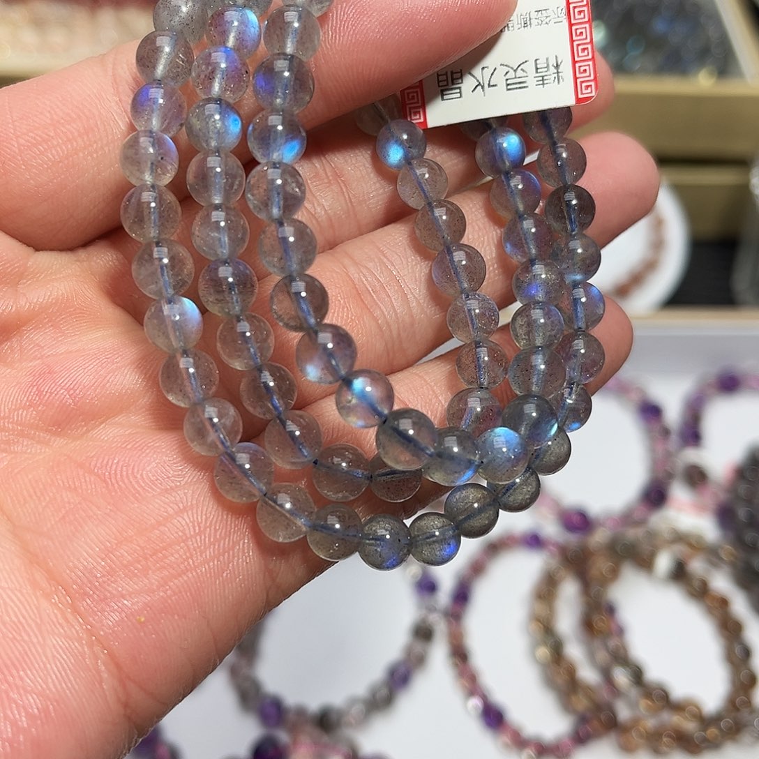 水晶手链未镶嵌灰月光