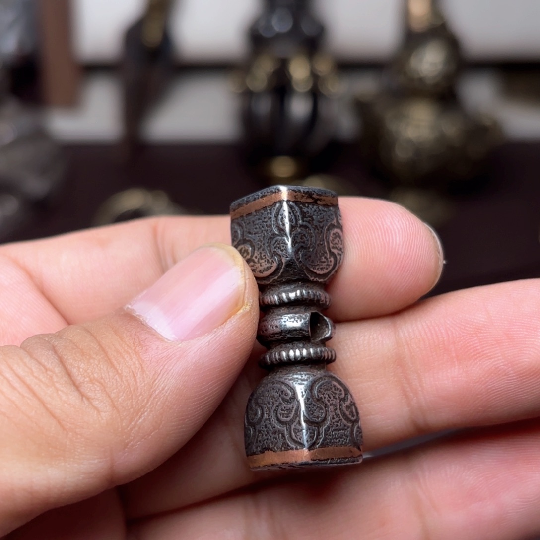 铜星月菩提星月挂件