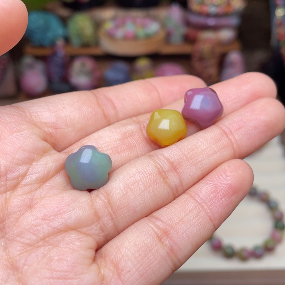 玛瑙/玉髓珠宝半成品未镶嵌?***✿盐源玛瑙